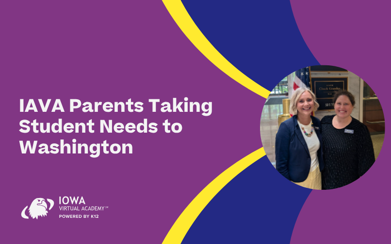 Iowa Virtual Academy parents advocate for student needs during a visit to Washington, D.C.
